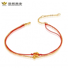 足金999有錢花古法金手鏈 約1.77克